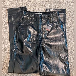 Abercrombie leather pants